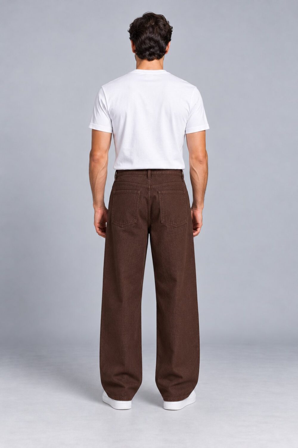 Ham Keten Baggy Pantolon — görsel 2