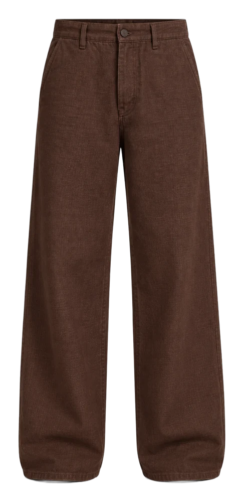 Ham Keten Baggy Pantolon