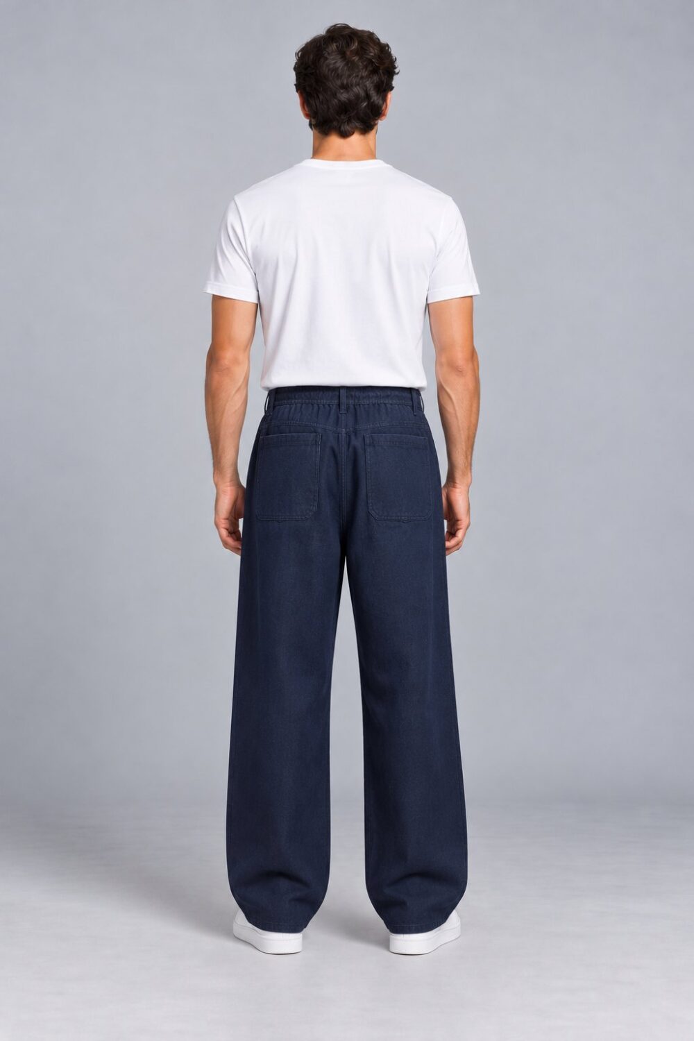 Ham Keten Baggy Pantolon — görsel 2