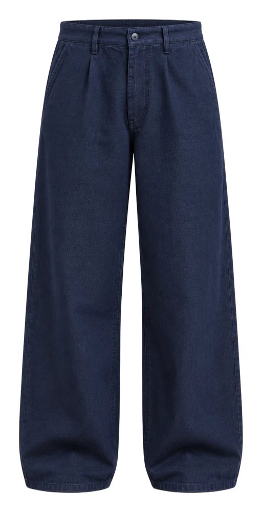 Ham Keten Baggy Pantolon