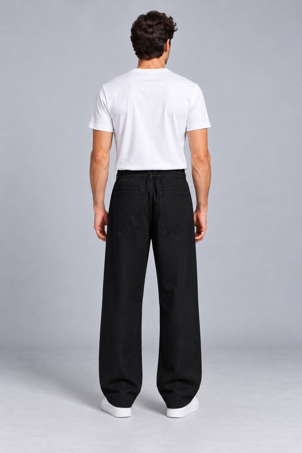 Ham Keten Baggy Pantolon — görsel 2