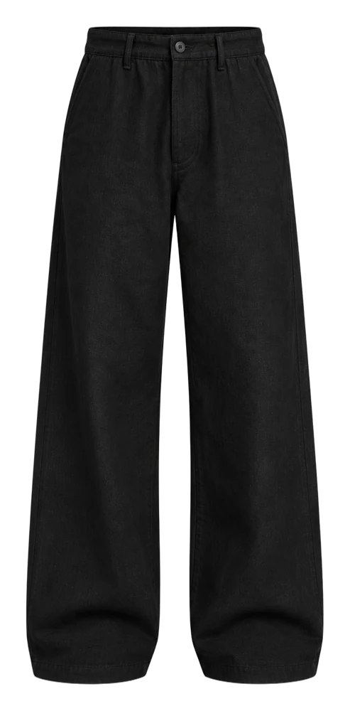 Ham Keten Baggy Pantolon