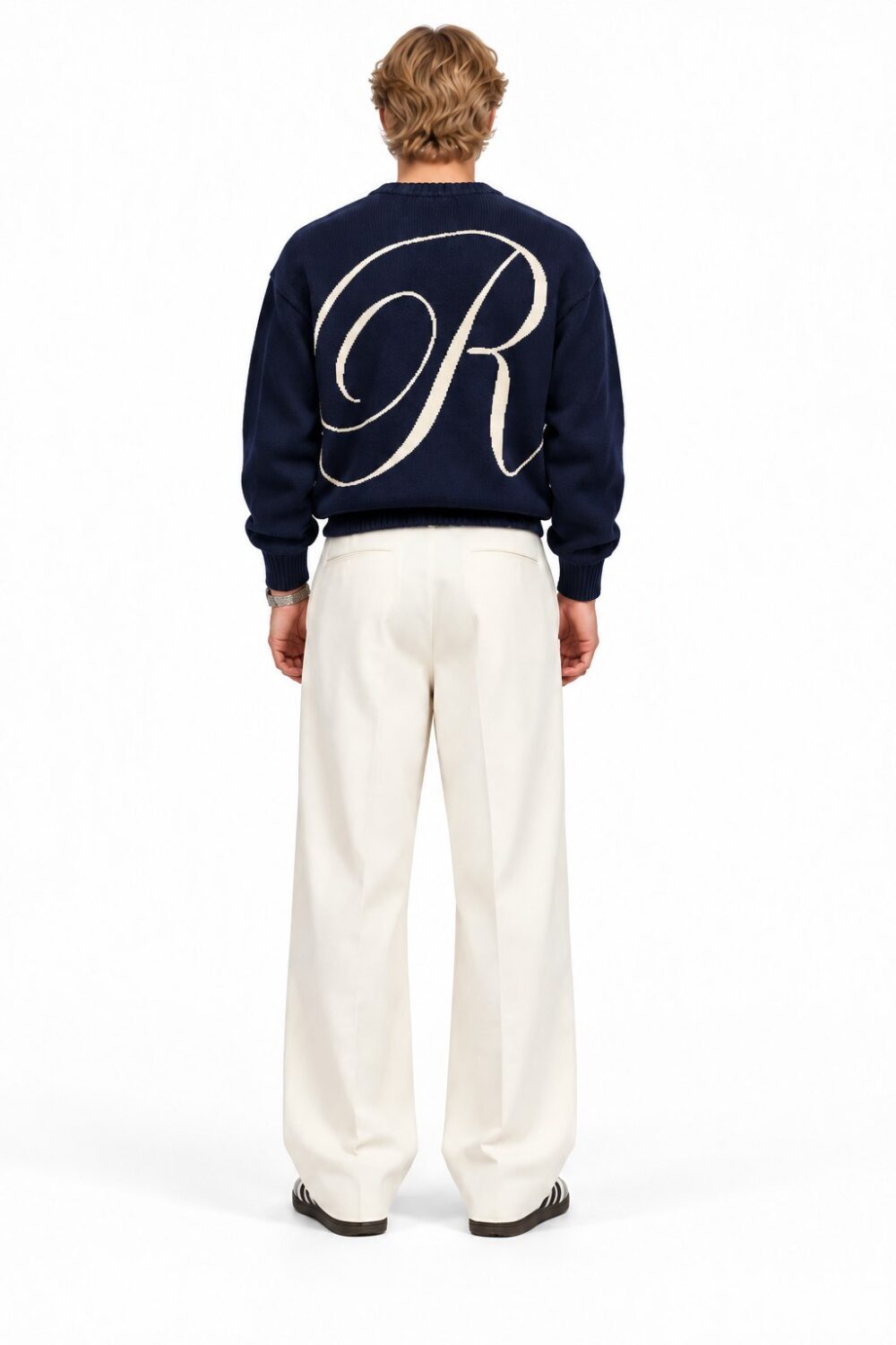 R İşlemeli Triko Kazak — görsel 4