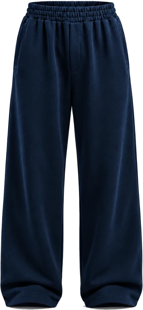 Ayarlanabilir Paça Premium Oversize Eşofman Altı – Lacivert